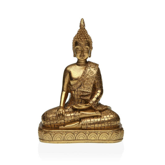 Koristehahmo Versa Kullattu Buddha 8 x 23 x 15,5 cm Hartsi