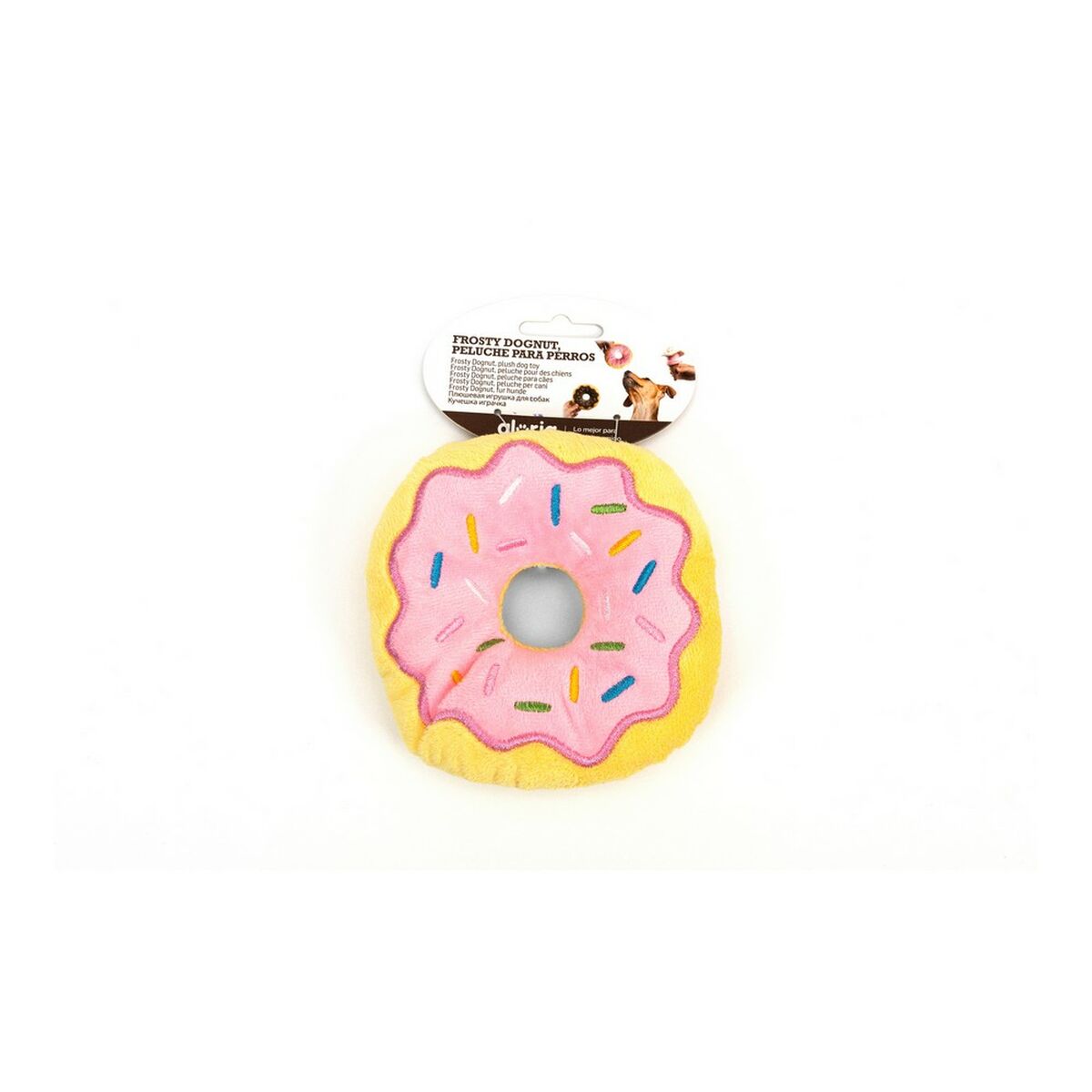 Pehmolelu koiralle Gloria Frosty Donut Pinkki Polyesteri Eva-kumi